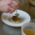 ...with its dulce de leche...