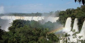 A feeble attempt at capturing the enormity of the Iguazu Falls