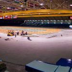 Thialf in pieces