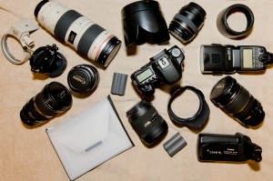 The Canon EOS-40D and all that went with it