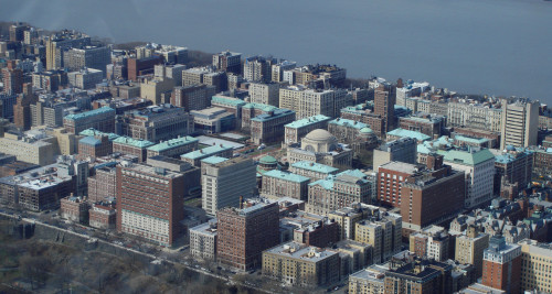 Columbia from above